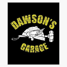 Leyland Designs Dawson's Garage - Adventures in Babysitting Bumper Sticker Window Water Bottle Decal 5""