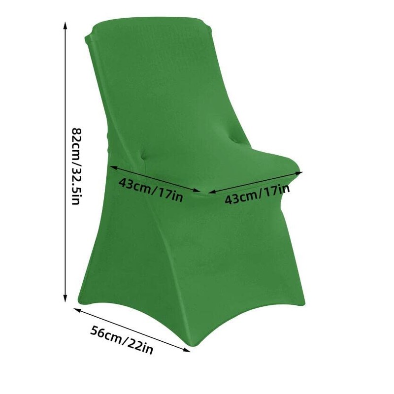 iEventStar Spandex Folding Chair Cover Covers Stretch Chair Protectors for