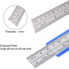 KEWAYO Metal Ruler Set, Machinist Ruler Kit，Straight Edge Measuring Tool,