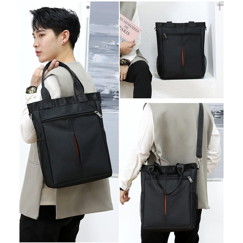 HIKKER-LINK HL7105 Tote Bag, Shoulder Bag, 3-Way, Vertical Type, A4,