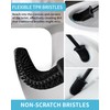 MR.SIGA Toilet Brush and Holder Set, Wall Mounted Toilet Bowl