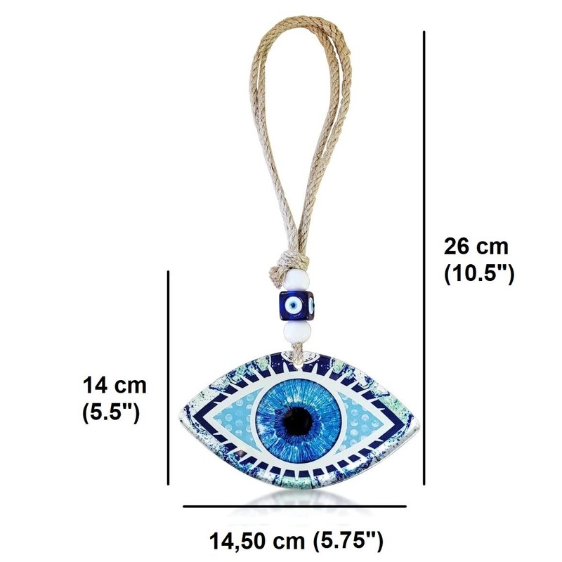 MYSTIC JEWELS - Evil Eye Crystal Wall Decoration for Home
