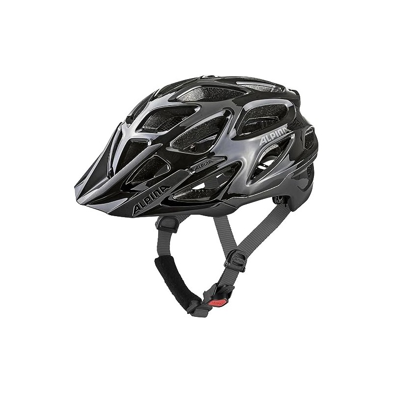Alpina Men's Mythos 3.0 Helmet, Black Gloss, 52