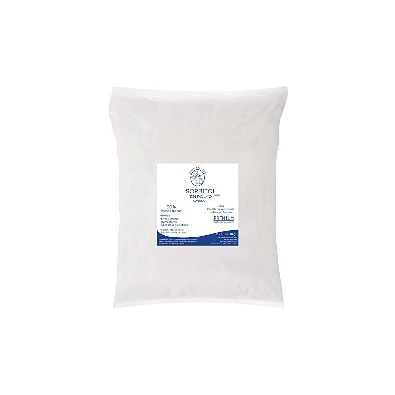 Chef Exitoso Sorbitol en Polvo 99% Pureza UPC Grado Alimenticio
