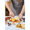 2 Pcs Berkvee Small Teak Wood Cutting Board for Kitchen–