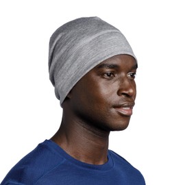 Buff Beanie Merino Lightweight Adulti Unisex, Solid Light Grey