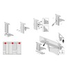 Hettich Roof sloping adaptor, 50 kg/pair, plastic, 9219926