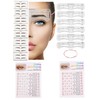 Eyebrow Stencils Kit 34 Pieces Eyebrow Shaping Tool Eyebrow Grooming
