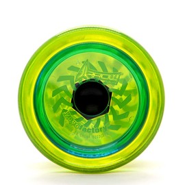 YOYO FACTORY YoyoFactory ARROW Freestyle Yo-Yo - Yellow (beginner to pro, 2 different level ball-bearings, string and instructions included)