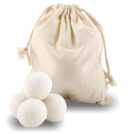 Kelepu Pack of 6 Wool Dryer Balls Felt Balls 6 cm Handmade Reusable Tumble Dryer Balls Absorbent for Tumble Dryer Washing Machine 6 cm