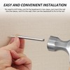 100pcs Double Headed Skirting Boards, 1 Mounting Sleeve, 1 Storage