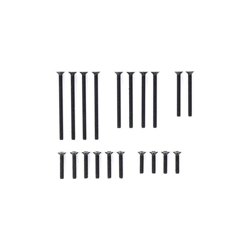 タミヤ ミニ四駆特別企画商品 ステンレス皿ビスセット ブラック (10・12・20・25・30mm) 95415