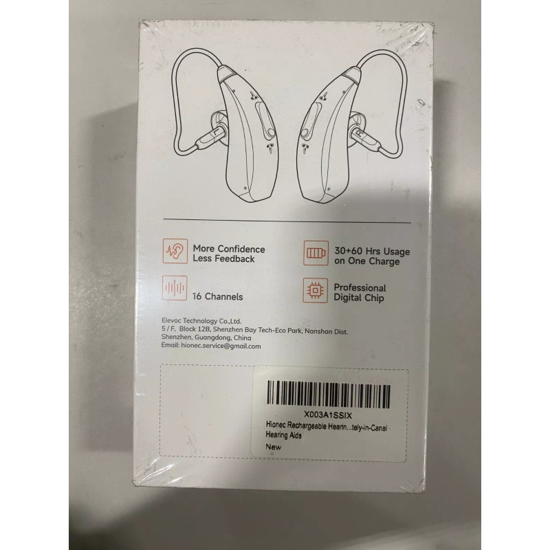 Hionec Rechargeable Hearing Aids with Noise Cancelling for Seniors &