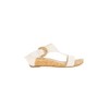 Kenneth Cole REACTION Women's Buckle Sandal, Cream, 9