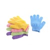 FOMIYES 4 pcs Nylon Shower Gloves Body Scrub Exfoliator for