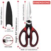 Ronluuu Kitchen Scissor, Heavy Duty Scissors for Kitchen Use with