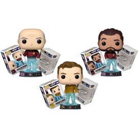 Funko Plus Star Trek - Glitter Transporter (Set of 3) + ToyBop Protector: Retro Pop! TV Vinyl Figure (Bundled with Pro-Deluxe Pop Protector Collector Case Box Gift Set)