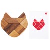 Engelhart - 350101 - Double Tangram Heart Wooden Puzzle -