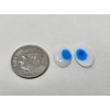 Pair of Zim's 12mm Oval Paste-On Plastic Eyes for Craft