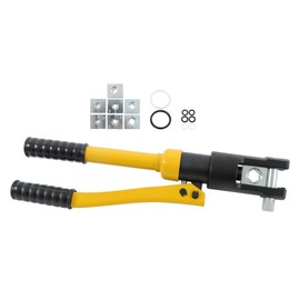 Thomletha YQK-120 Hydraulic Crimping Tool with 8 Pairs of Dies 8MT Hydraulic Wire Crimper Fit for Electrical Cables and Power Wires