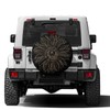 Delerain Sunflower Spare Tire Cover with Backup Camera Hole Wheel