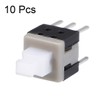 sourcing map 5.8x5.8x10mm PCB DIP Mounting Tact Tactile Push Button