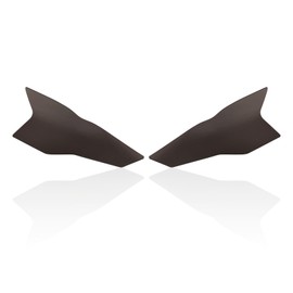 WORLDMOTOP Motorcycle Headlight Cover Headlamp Driving Light Replacement for Kawasaki ZX6R ZX 6R Ninja 500 2024 2025 Head Light Guard Acrylic Clear Lens (Black)