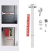 CeRaBuRET Silver Panic Bar Exit Device, Push Bar for Exit