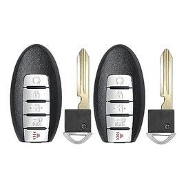 2X New Replacement Proximity Key Fob Compatible with & Fit for Nissan Infiniti Read Description - MPN S180144308-01