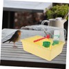 VANZACK Travel Bird Cage, Portable Bird Travel Cage with Food
