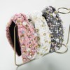 Pearl and Rhinestone Headband (Pink)