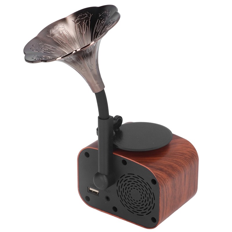 Vintage Wireless Speaker 5W USB Rechargeable Retro Bluetooth Speaker for