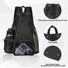 Timoxi Swim Bag Beach Backpack with Padded Shoulder Strap Mesh