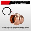 ROGVOC Copper Press Fittings End Cap - Plug, 10-Pcs 1/2