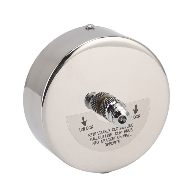 Retractable Clothesline 304 Stainless Steel Safety Auto Retraction Double Pulley