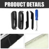 ZUDKSUY Front Exterior Door Rearview Mirror Cover Trim, Replacement for