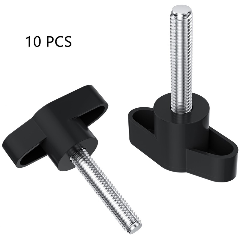 10 PCS M6 Handle Nuts,One Shape Clamping Screw Knobs