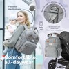 RUVALINO Diaper Bag Backpack-Multifunction Travel Baby Diaper Bag with Changing