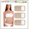 YHOVID 24Pcs Castor Oil Pack Wrap Organic Cotton Castor Oil