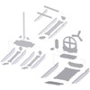 Kaleas Fretsaw Template 3 Models Catamaran / Swamp Boat /