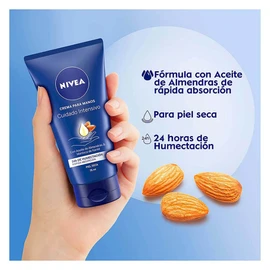 Nivea Crema para Manos Nivea Cuidado Intensivo con Aceite de Almendras 75 ml