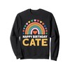 Cate Happy Birthday Rainbow Sweatshirt