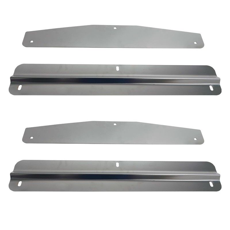 ANAQA Pair 24" Stainless Steel Mud Flap Weights and Backing