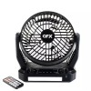 QFX Solar Rechargeable Bluetooth Radio + 3-Speed Cooling Fan +