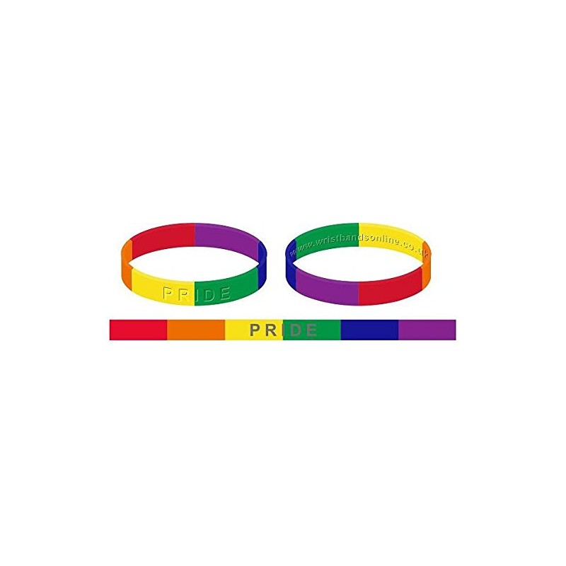 Rainbow Gay "Pride" Wristband Adult
