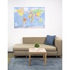 Giant World Map in spanish language (39 X 55) with