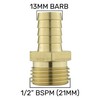 Solid Brass Pipe hosetails to Male bsp Thread for Pumps,Filters