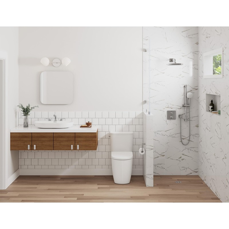 GROHE 26634000 Euphoria Cube Shower Wall Union, Starlight Chrome