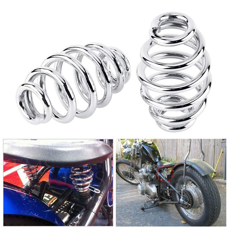 2 x Saddle Springs Mounting Solo Seat Steel 3 Inch