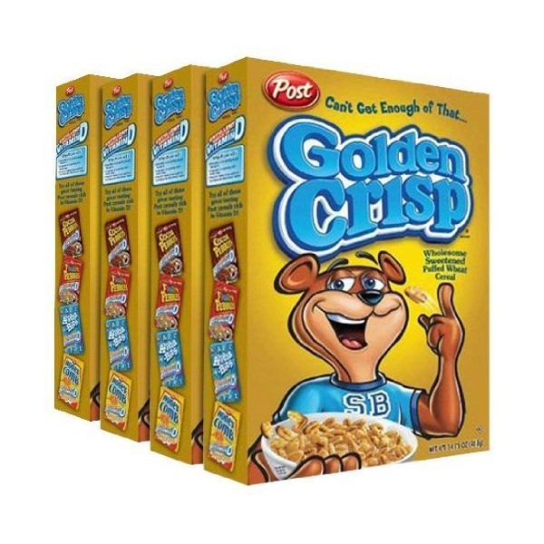 Post Golden Crisp Cereal - 14.75 oz (6 pack)